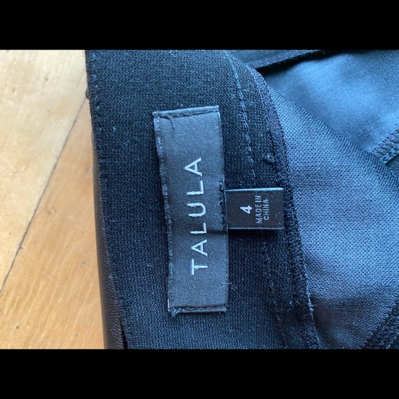 Talula Black Bodycon Miniskirt, Size 4 - Picture 6 of 6